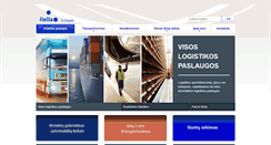 Desktop Screenshot of itella.lt